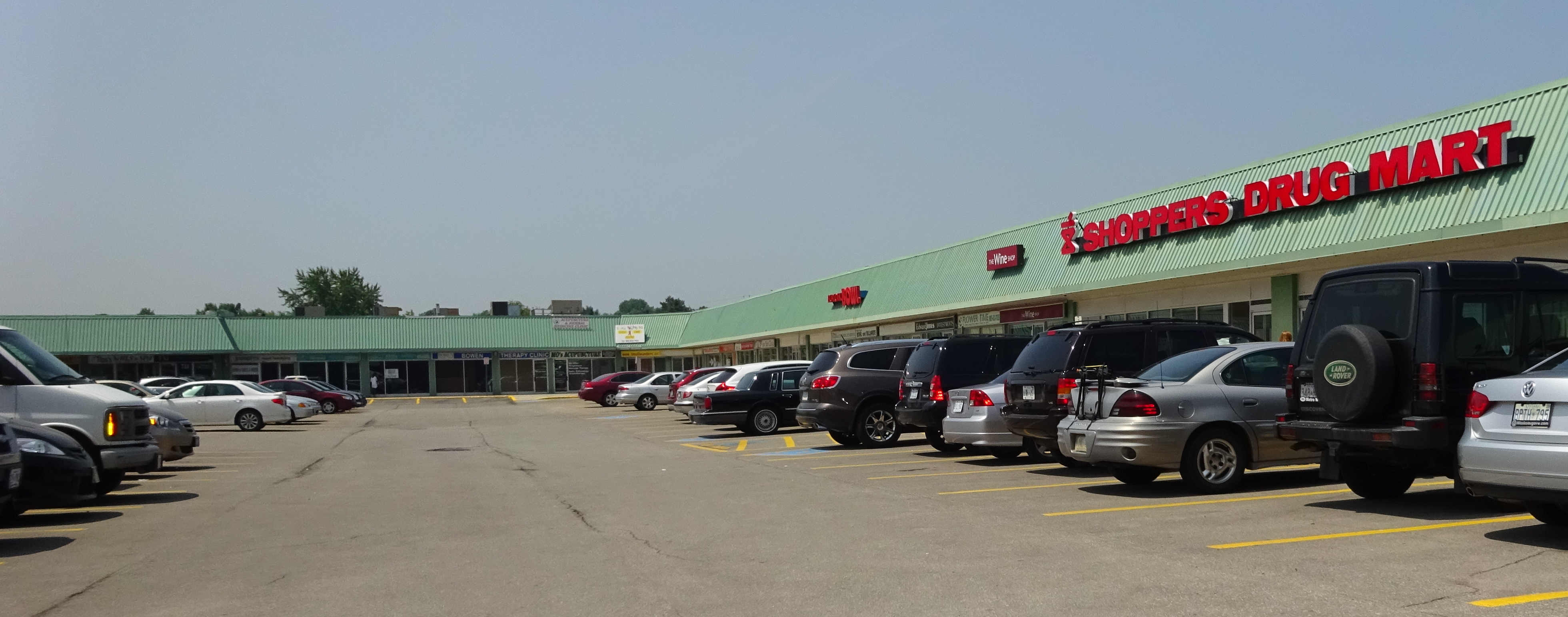 SKYWAY WITH SHOPPERS SIGN