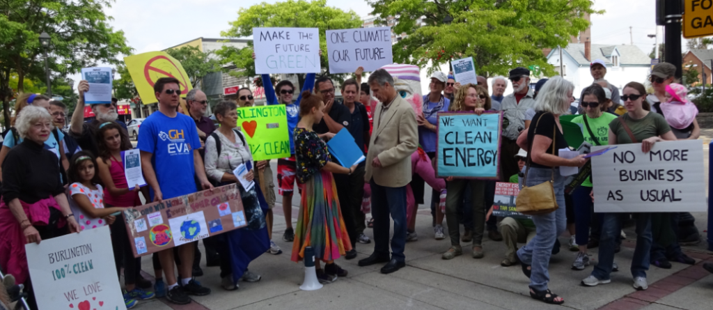 Save the planet - crowd scene outside Cultures