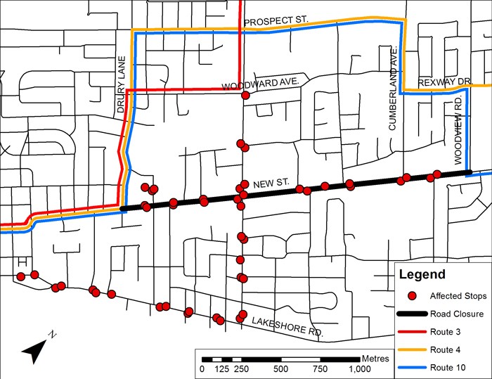 Sept 30 transit detours