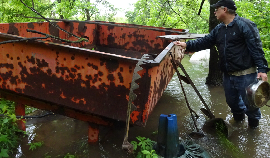 Sheldon Creek - farm equipment + Vince