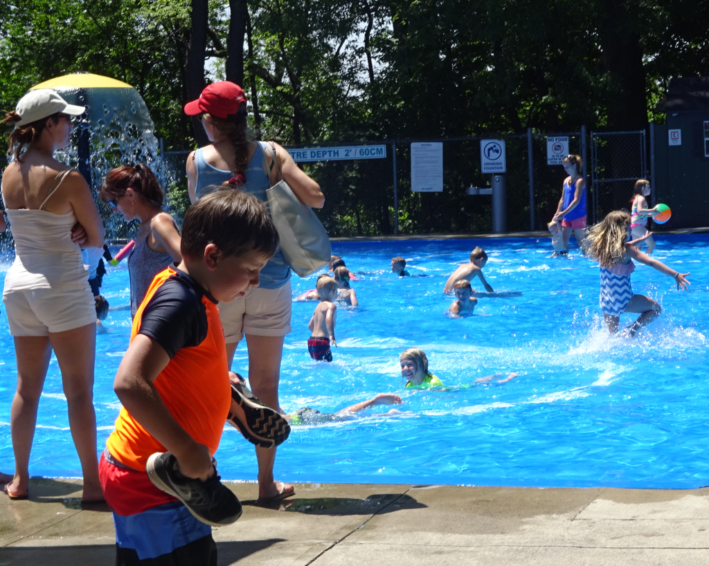 Splash pad LaSalle - swimming