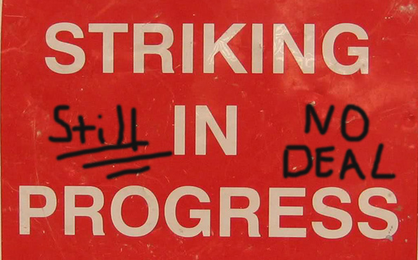 Strike sign