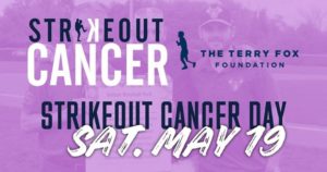 Strikeout cancer logo