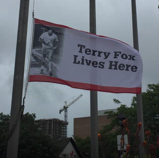 Terry Fox flag