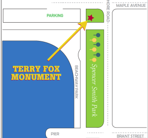 Terry fox monument locatio