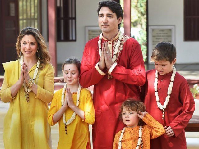 Trudea in India - clothing