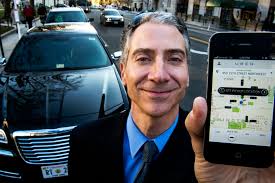 Uber with app