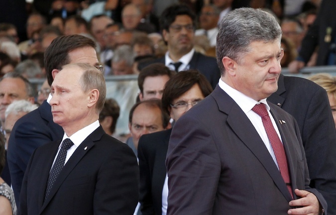 Ukraine president Poroshenko + Putin