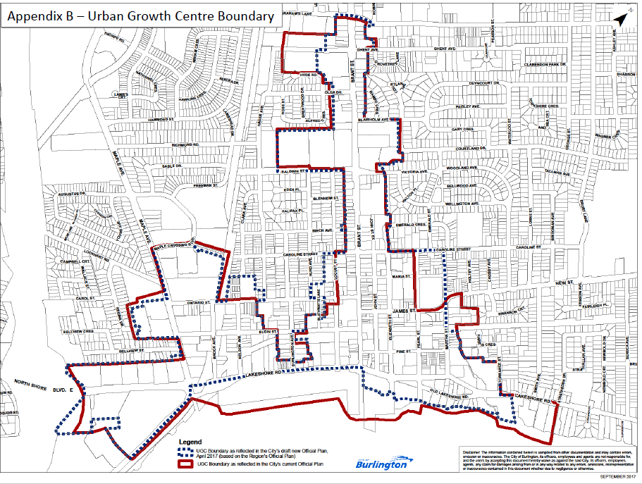 Urban growth centre boundary