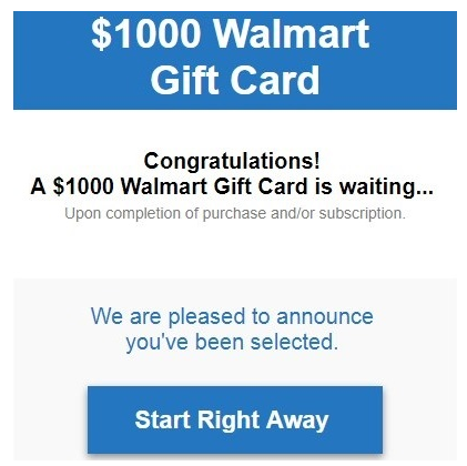 Walmart offer