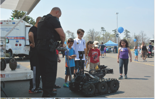With robot device