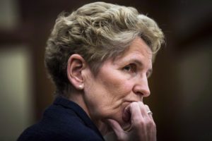 Ontario Premier Kathleen Wynne speaks at the hearings into the gas plant cancellations at Queen's Park in Toronto on December 3, 2013. THE CANADIAN PRESS/Mark Blinch