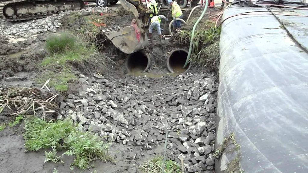 culvert replacement work