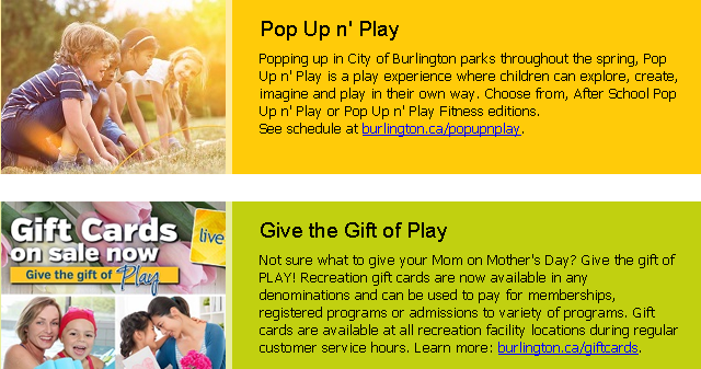 gift card - pop up