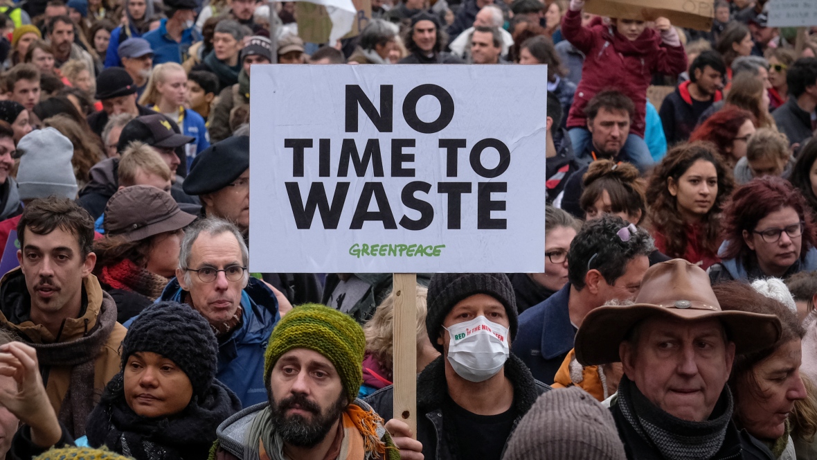 no time to waste -belgium-climate-demonstration