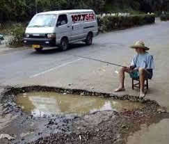 pot hole - fishing