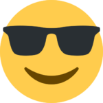 sun glasses emoji