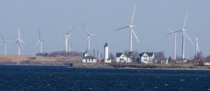 turbines at Wolfe Island