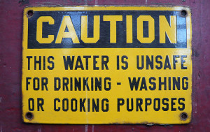 water unsafe